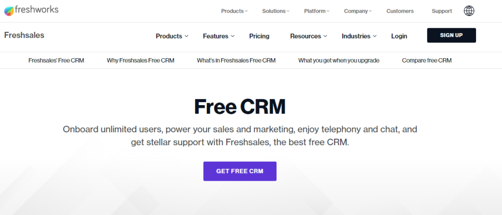 Freshsales-best-free-crm