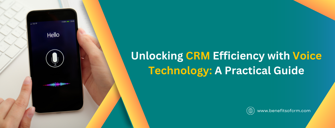 CRM Efficiency with Voice Technology